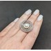 Кольцо. Натуральный жемчуг. Серебро 925. К3388