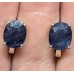 Сережки. Натуральний сапфір. Срібло 925. С5271