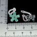 Сережки. Натуральний смарагд. Срібло 925. С5600