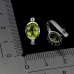 Сережки. Натуральний перидот. Срібло 925. С5709