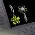 Сережки. Натуральний перидот. Срібло 925. С5762