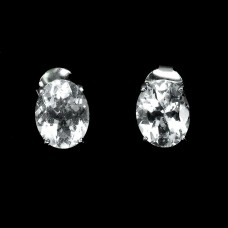 Сережки. Натуральний аквамарин. Срібло 925. С5790