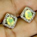 Сережки. Натуральний опал і сапфір. Срібло 925. С5793
