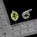 Сережки. Натуральний перидот. Срібло 925. С5859
