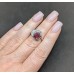 Каблучка. Натуральний рубін. Срібло 925. К5919
