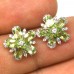 Сережки. Натуральний перидот. Срібло 925. С5927
