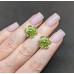 Сережки. Натуральний перидот. Срібло 925. С5929