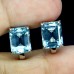 Сережки. Натуральний топаз. Срібло 925. С5997
