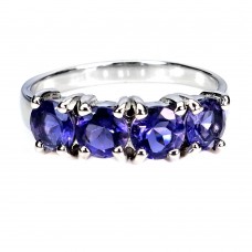 Каблучка. Натуральний іоліт. Срібло 925. К6010