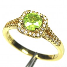 Каблучка. Натуральний сфен. Срібло 925. К6019