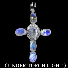 Підвіска. Натуральний місячний камінь. Срібло 925. П6031