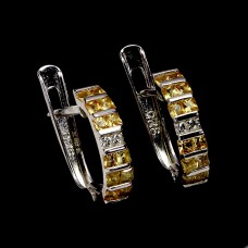 Сережки. Натуральний сапфір. Срібло 925. С6033 Сережки. Натуральний сапфір. Срібло 925. С6033