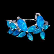 Каблучка. Натуральний опал. Срібло 925. К6058