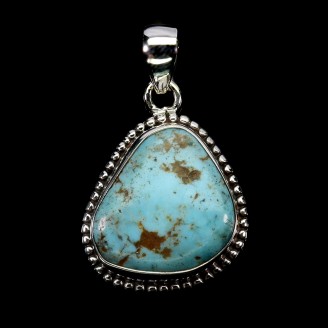 Підвіска. Натуральна бірюза. Срібло 925. П6069