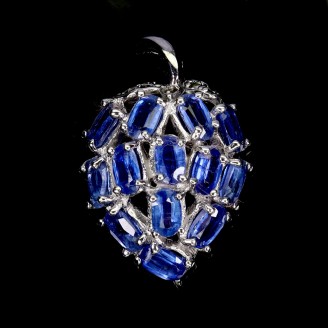 Підвіска. Натуральний кіаніт. Срібло 925. П6082