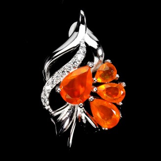 Підвіска. Натуральний опал. Срібло 925. П6083