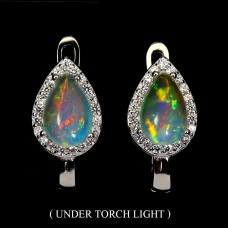 Сережки. Натуральний опал. Срібло 925. С6092