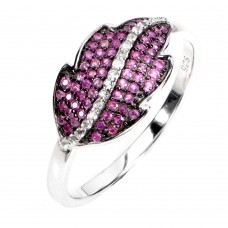 Каблучка. Натуральний сапфір і топаз. Срібло 925. К6106