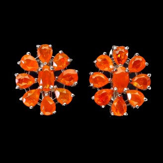 Сережки. Натуральний опал. Срібло 925. С6124