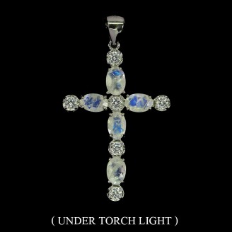 Підвіска. Натуральний місячний камінь. Срібло 925. П6130