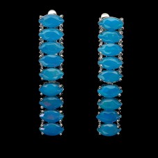 Сережки. Натуральний опал. Срібло 925. С6149
