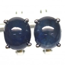 Сережки. Натуральний сапфір. Срібло 925. С6176