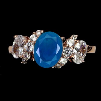 Каблучка. Натуральний опал. Срібло 925. К6212