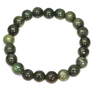 Браслет. Натуральний нефрит. Срібло 925. Б6215