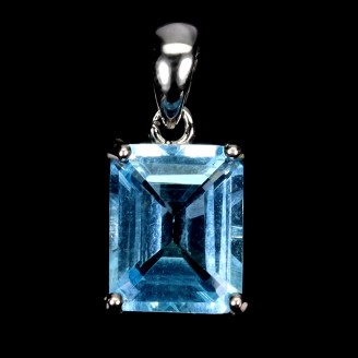 Підвіска. Натуральний топаз. Срібло 925. П6253