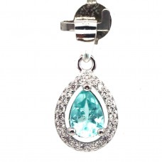 Підвіска. Натуральний апатит. Срібло 925. П6257