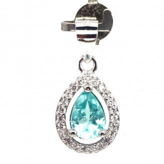 Підвіска. Натуральний апатит. Срібло 925. П6257