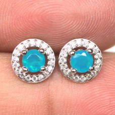 Сережки. Натуральний опал . Срібло 925. С6265