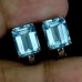 Сережки. Натуральний топаз. Срібло 925. С6283