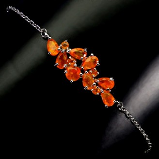 Браслет. Натуральний опал. Срібло 925. Б6287