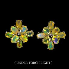 Сережки. Натуральний опал. Срібло 925. С6292