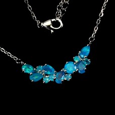 Кольє. Натуральний опал. Срібло 925. П6309