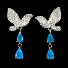 Сережки. Натуральний опал. Срібло 925. С6312