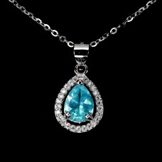 Підвіска. Натуральний апатит. Срібло 925. П6330