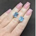 Сережки. Натуральний топаз. Срібло 925. С6401