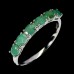 Каблучка. Натуральний смарагд. Срібло 925. К6435