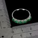 Каблучка. Натуральний смарагд. Срібло 925. К6435