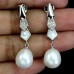 Сережки. Натуральний перл і перламутр. Срібло 925. С6485