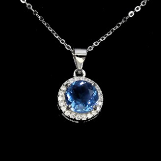 Підвіска. Натуральний флюорит. Срібло 925. П6488