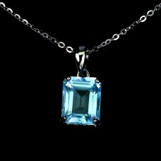 Підвіска. Натуральний топаз. Срібло 925. П6490