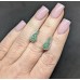 Сережки. Натуральний смарагд. Срібло 925. С6499
