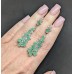 Сережки. Натуральний смарагд. Срібло 925. С6500