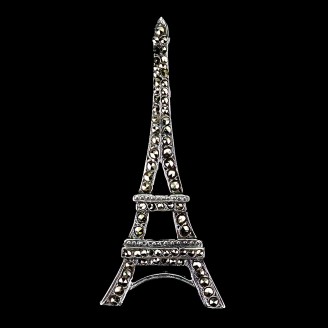 Брошка. Натуральний марказит. Срібло 925. П6527