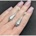 Сережки. Натуральний перламутр і марказит. Срібло 925. С6533