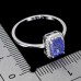 Каблучка. Натуральний танзаніт. Срібло 925. К6544
