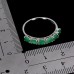 Каблучка. Натуральний смарагд. Срібло 925. К6545